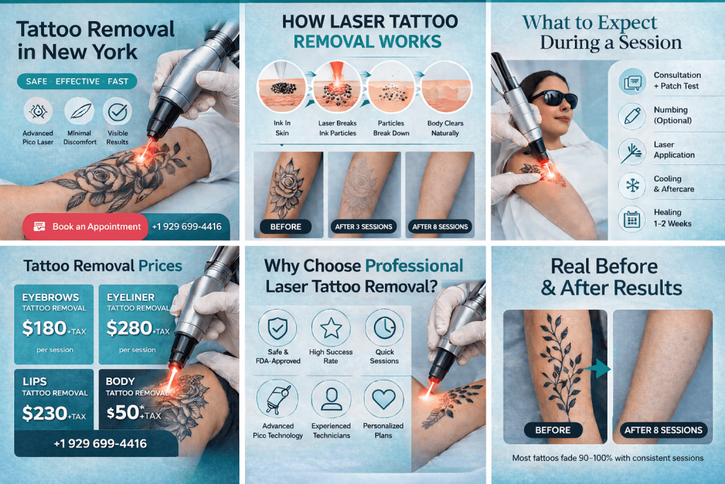 REMOVAL TATTOO NEW YORK MICROBLADING